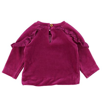 Noa Noa miniature Bluse - Velours - Fuchsia