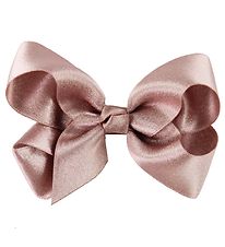Little Wonders Hårrosett - 8 cm - Kornelia - Satin - Dammrosa