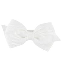 Little Wonders Hair Clip Bow - Viola - 6 cm - Grosgrain - White Little Wonders Hair Clip Bow - Viola - 6 cm - Grosgrain - White
