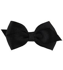 Little Wonders Bow Hair Clip - Viola - Grosgrain - Black Little Wonders Bow Hair Clip - Viola - Grosgrain - Black