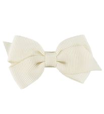Little Wonders Hårrosett - Viola - 6 cm - Grosgrain - Creme