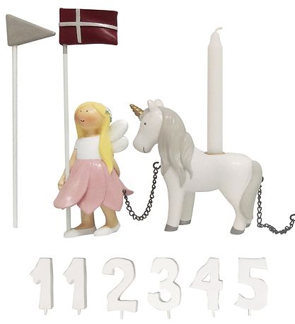 Kids by Friis Birthday Train - 45 cm - Flower Fairies