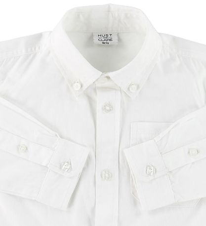 Hust and Claire Skjorte L/æ - Ross - Hvit Hust and Claire Skjorte L/æ - Ross - Hvit
