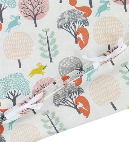 Literie Nørgaard Madsens - Bébé - Blanc av. Animaux de la forêt Literie Nørgaard Madsens - Bébé - Blanc av. Animaux de la forêt