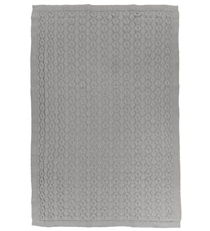 Nørgaard Madsens Blanket - Knitted - 75x100 - Wool - Grey Nørgaard Madsens Blanket - Knitted - 75x100 - Wool - Grey