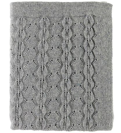 Nørgaard Madsens Blanket - Knitted - 75x100 - Wool - Grey Nørgaard Madsens Blanket - Knitted - 75x100 - Wool - Grey