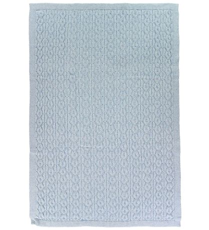 Nørgaard Madsens Filt - Stickat/Ull - 75x100 - Ljusblå