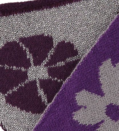 Smallstuff Bunting Banner - Flowers - 240 cm - Purple/Silver Smallstuff Bunting Banner - Flowers - 240 cm - Purple/Silver