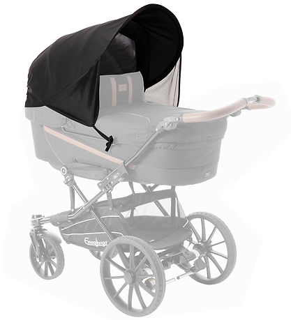 BabyDan Pram Sun Shade - UV50 Protect - Black BabyDan Pram Sun Shade - UV50 Protect - Black