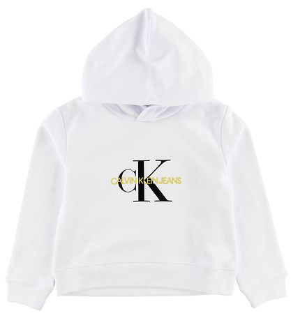 Calvin Klein Hettupeysa - Hvítur M. Lógó