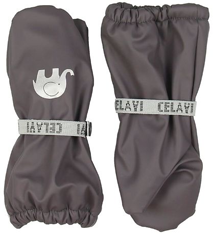CeLaVi Mittens w. Fleece - PU - Grey CeLaVi Mittens w. Fleece - PU - Grey