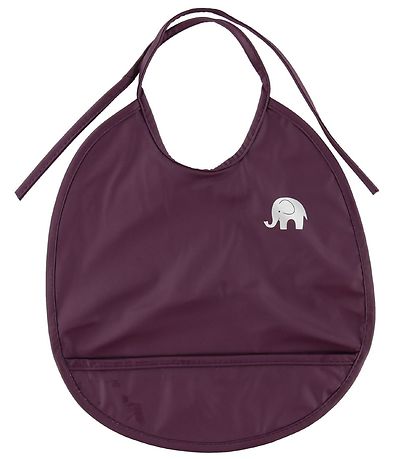 CeLaVi Bib w. Food Catcher - PU - Dark Purple CeLaVi Bib w. Food Catcher - PU - Dark Purple