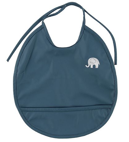 CeLaVi Bib w. Food Catcher - PU - Petrol CeLaVi Bib w. Food Catcher - PU - Petrol