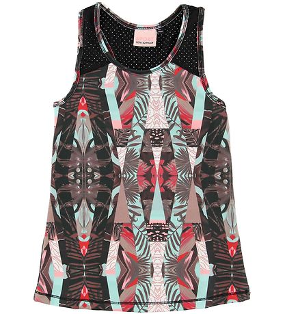 Sport Town Sofie Schnoor Top - Turquoise w. Print Sport Town Sofie Schnoor Top - Turquoise w. Print