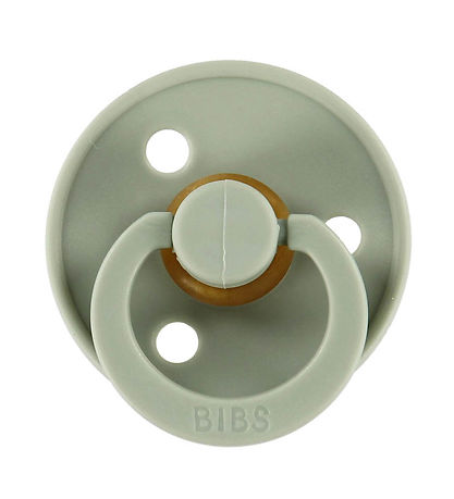 BIBS Colour Pacifiers - Size 2 - 2-Pack - Round - Sage/Hunter Gr BIBS Colour Pacifiers - Size 2 - 2-Pack - Round - Sage/Hunter Gr