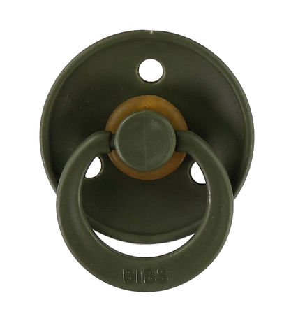 BIBS Colour Pacifiers - Size 2 - 2-Pack - Round - Sage/Hunter Gr BIBS Colour Pacifiers - Size 2 - 2-Pack - Round - Sage/Hunter Gr