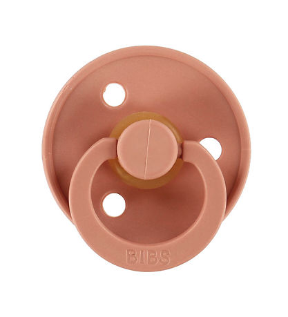 BIBS Colour Pacifiers - Size 2 - 2-Pack - Round - Vanilla/Peach BIBS Colour Pacifiers - Size 2 - 2-Pack - Round - Vanilla/Peach