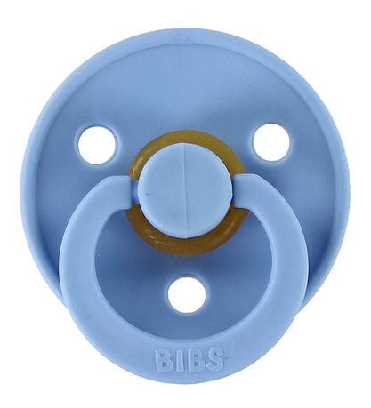 BIBS Colour Snuðin - Stærð 2 - 2 Pakki - Umferð - Sky Blue/Baby 