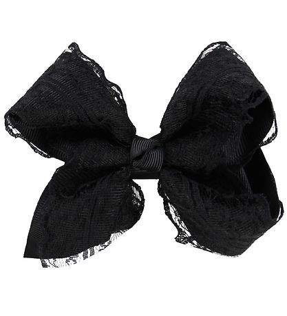 Little Wonders Hårsløyfe - 9 cm - Svart m. Blonder Little Wonders Hårsløyfe - 9 cm - Svart m. Blonder