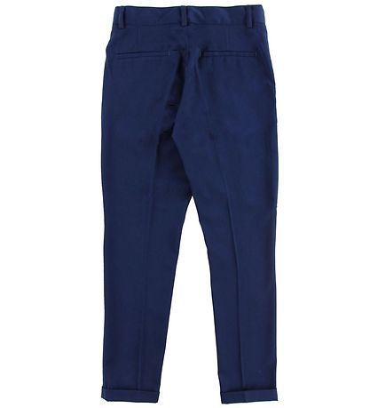 Hound Suit Trousers - Dark Blue