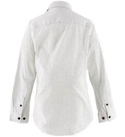 Hound Shirt - White w. Dots
