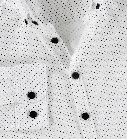 Hound Shirt - White w. Dots