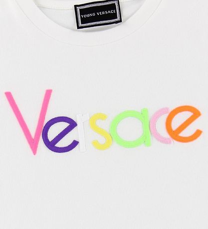 Young Versace T-shirt - White w. Colours