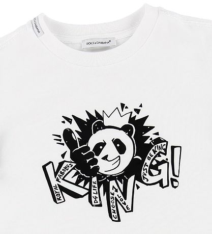 Dolce & Gabbana T-shirt - White w. Panda