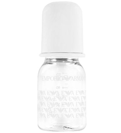 Emporio Armani Feeding Bottle - Plastic/Silicone - 12 ml - White Emporio Armani Feeding Bottle - Plastic/Silicone - 12 ml - White