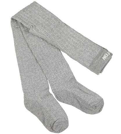 Melton Tights - Bamboo - Grey Melange w. Glitter Melton Tights - Bamboo - Grey Melange w. Glitter