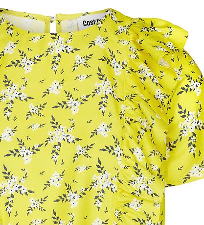 Cost:Bart T-shirt - Etty - Yellow w. Flowers Cost:Bart T-shirt - Etty - Yellow w. Flowers