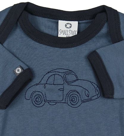 Smallstuff Samfella k/æ - Rykugt Blár M. Bíll Smallstuff Samfella k/æ - Rykugt Blár M. Bíll