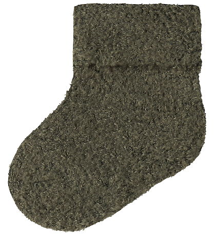 Name It Socken - NbmOllo - Terry Flauschig - Olive Nacht