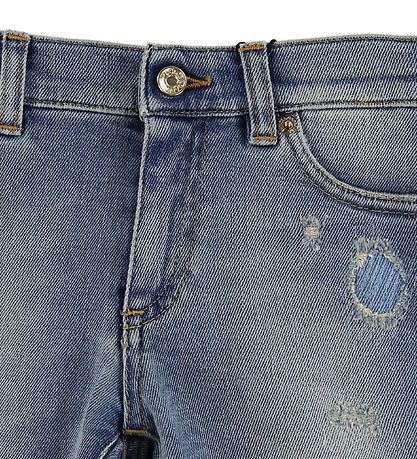 Dolce & Gabbana Stuttbuxur - Gallaefni - Blár