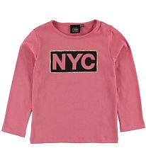 Petit by Sofie Schnoor Blouse - Dark Pink w. NYC Petit by Sofie Schnoor Blouse - Dark Pink w. NYC