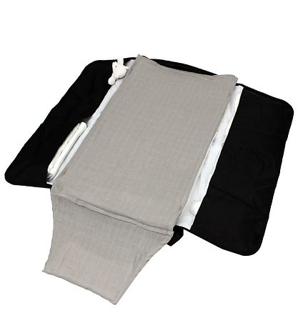 CAMA Copenhagen Hydrofiele Doek - 2-pack - 65x40 - Wit/Grijs CAMA Copenhagen Hydrofiele Doek - 2-pack - 65x40 - Wit/Grijs