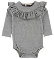 MarMar Bodysuit L/S - Bibbi - Jersey - Grey Melange MarMar Bodysuit L/S - Bibbi - Jersey - Grey Melange