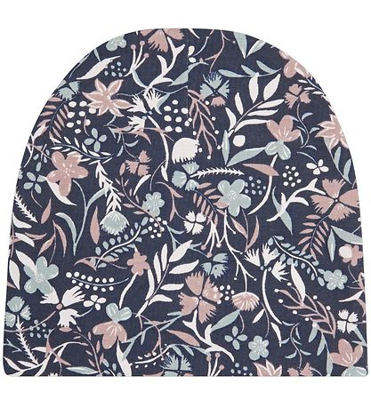 Hummel Beanie - HMLHea - Navy w. Flowers