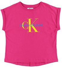 Calvin Klein T-shirt - Pink w. Logo Calvin Klein T-shirt - Pink w. Logo