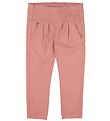 En Fant Trousers - Dark Pink w. Ruffles En Fant Trousers - Dark Pink w. Ruffles