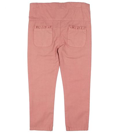 En Fant Bukser - Mørkrosa m. Volanger En Fant Bukser - Mørkrosa m. Volanger