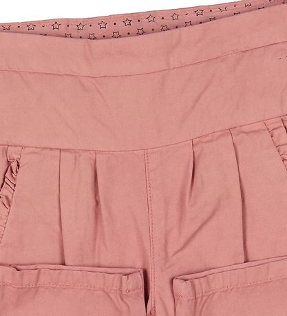 En Fant Bukser - Mørkrosa m. Volanger En Fant Bukser - Mørkrosa m. Volanger