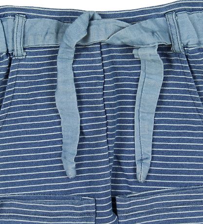 En Fant Trousers - Blue Melange Striped En Fant Trousers - Blue Melange Striped