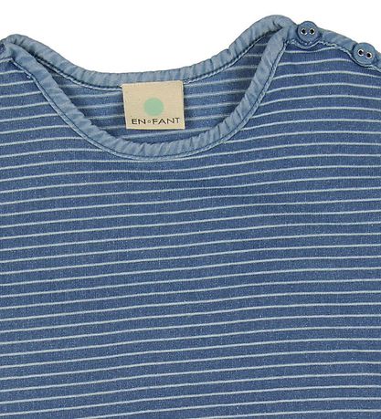 En Fant T-shirt - Blue Melange Striped En Fant T-shirt - Blue Melange Striped