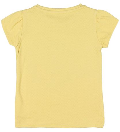 En Fant T-shirt - Yellow w. Pointelle/Goat