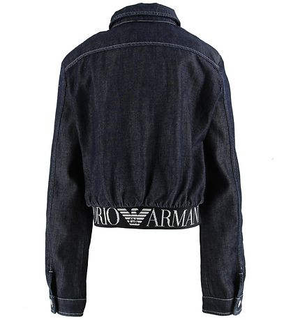 Emporio Armani 재킷 - 데님 - 다크 블루