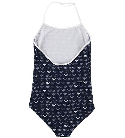 Maillot de Bain Emporio Armani - Marine av. Imprimés Logo Maillot de Bain Emporio Armani - Marine av. Imprimés Logo