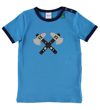 Freds World T-shirt - Blue w. Axes