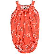 Gro Summer Romper Sleeveless - Laida - Matte Red Gro Summer Romper Sleeveless - Laida - Matte Red
