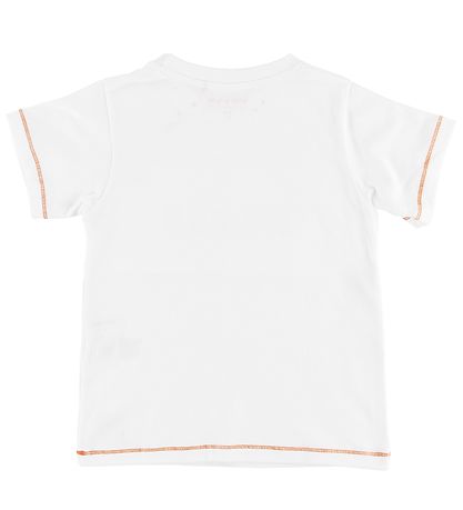 Mini A Ture T-shirt - Simion - White w. Splash Mini A Ture T-shirt - Simion - White w. Splash